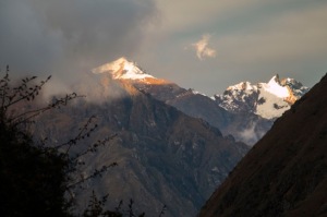 Inka Trail - Blick auf Gletscher