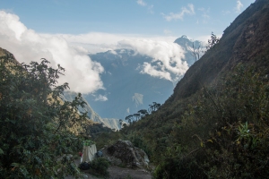 Inka Trail - Blick auf die Gletscher