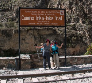 Inka Trail - KM82 - hier startet der Trail